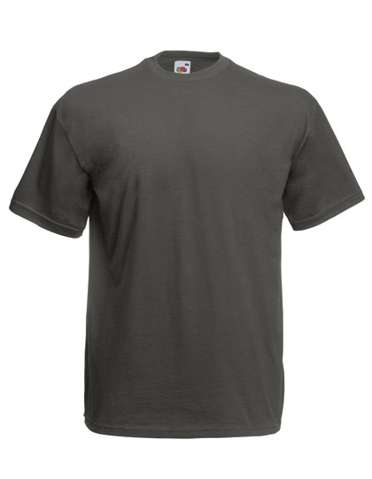 Herren Kleidung Tops & T-Shirts T-Shirts Bedruckte T-Shirts Fruit of the Loom Bedruckte T-Shirts graues t-shirt mit stick 
