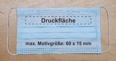 Einwegmasken Standskizze