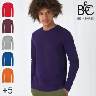 B&C Langarm T-Shirt E190