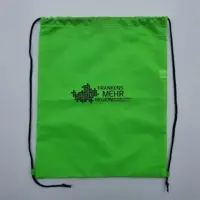 Turnbeutel aus Polyester mit Logodruck